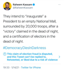 Twitter suspends #WarRoomPandemic co-host Raheem Kassam